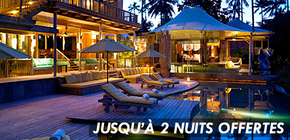 jusqu’à 2 nuits offertes